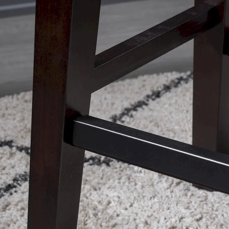 Christopher Knight Home Kainu Contemporary Upholstered Saddle Counter Stool with Nailhead Trim (Set of 2)