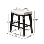 Christopher Knight Home Kainu Contemporary Upholstered Saddle Counter Stool with Nailhead Trim (Set of 2)