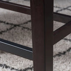 Christopher Knight Home Kainu Contemporary Upholstered Saddle Counter Stool with Nailhead Trim (Set of 2)