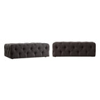 Gdansk Rectangular Tufted Ottoman with Casters