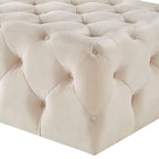 Gdansk Rectangular Tufted Ottoman with Casters