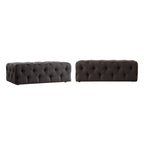 Gdansk Rectangular Tufted Ottoman with Casters