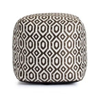 Jani Zuma Indoor/Outdoor 18 x 18 Square Pouf Ottoman