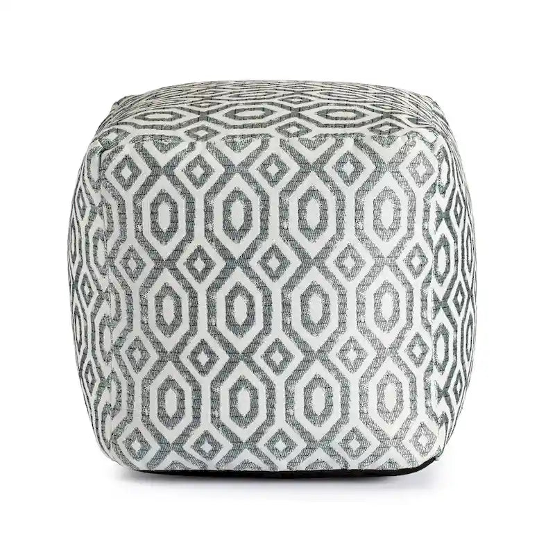 Jani Zuma Indoor/Outdoor 18 x 18 Square Pouf Ottoman