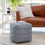 Jani Zuma Indoor/Outdoor 18 x 18 Square Pouf Ottoman