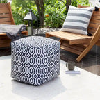 Jani Zuma Indoor/Outdoor 18 x 18 Square Pouf Ottoman