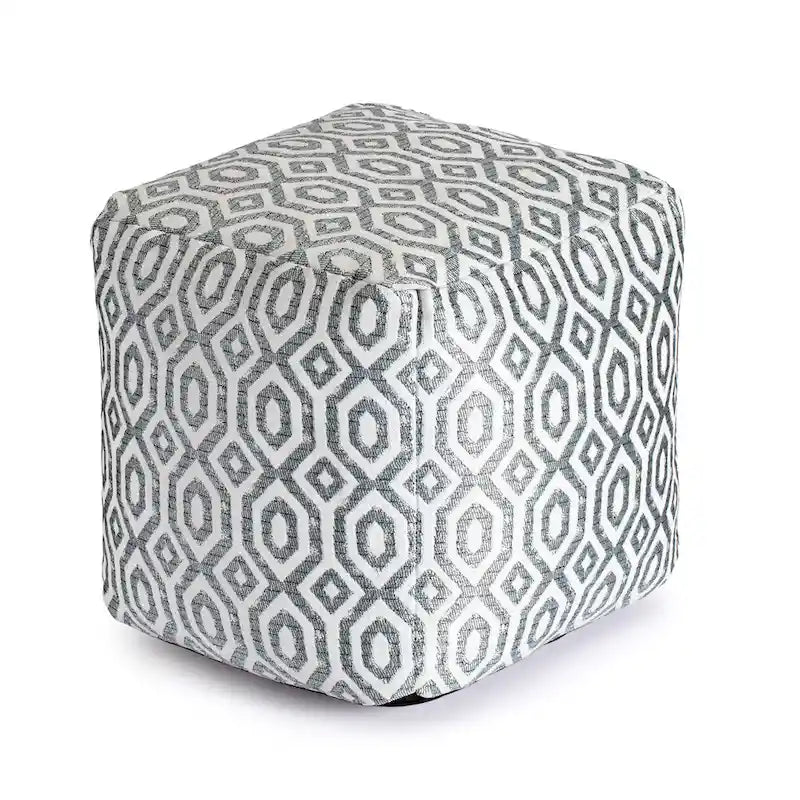 Jani Zuma Indoor/Outdoor 18 x 18 Square Pouf Ottoman