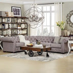 Knightsbridge Chesterfield Sectional by iNSPIRE Q Artisan