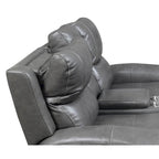 Copper Grove Fyti Top Grain Leather Power Reclining Loveseat with Storage Console
