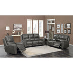 Copper Grove Fyti Top Grain Leather Power Reclining Loveseat with Storage Console