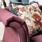 Gito Transitional Velvet Upholstered Tufted Back Sectional by Furniture of America