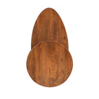 Branson 2-tier Mid-Century Oval Coffee Table