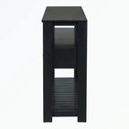 Console Table with 4 Drawers and 2 Shelves