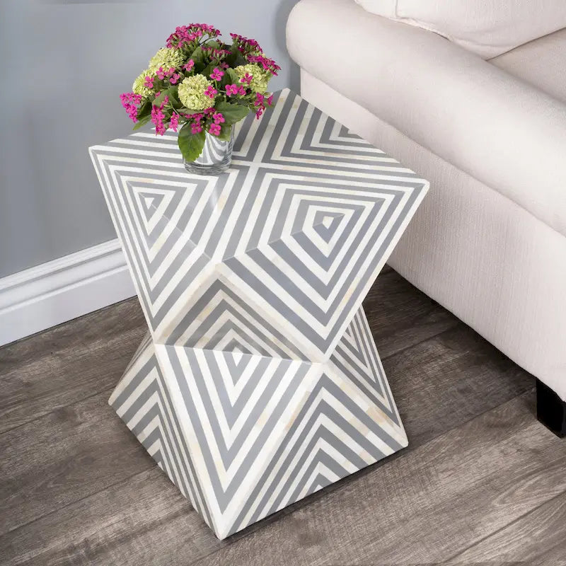 Butler Anais Bone Inlay End Table
