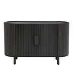 Curved Design Light Luxury Sideboard with Adjustable Shelves