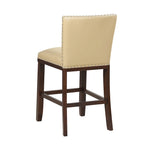 Toledo Wood and Faux Leather Bar Stools (Set of 2) by Greyson Living