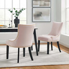 Marquis Performance Velvet Dining Chairs - Set of 2