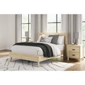 Signature Design by Ashley Cabinella Light Brown Platform Bed