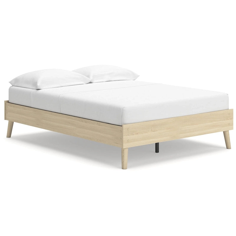 Signature Design by Ashley Cabinella Light Brown Platform Bed