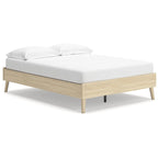 Signature Design by Ashley Cabinella Light Brown Platform Bed