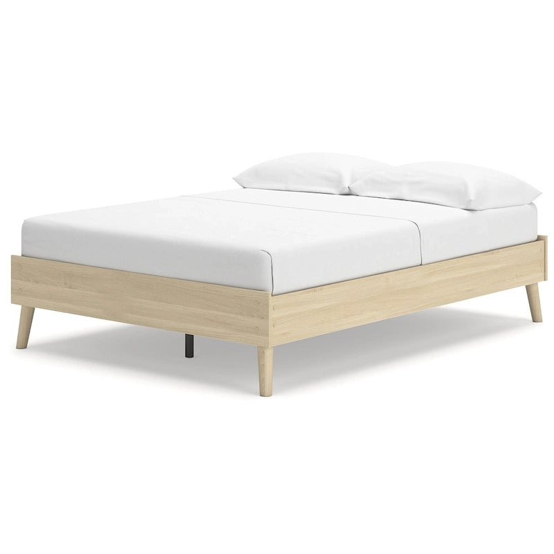Signature Design by Ashley Cabinella Light Brown Platform Bed