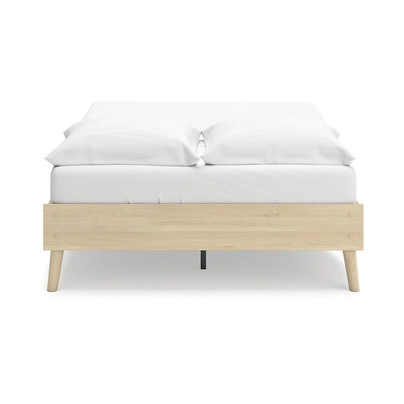 Signature Design by Ashley Cabinella Light Brown Platform Bed