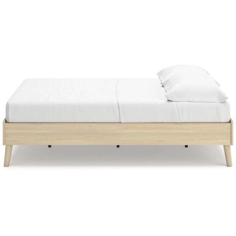 Signature Design by Ashley Cabinella Light Brown Platform Bed