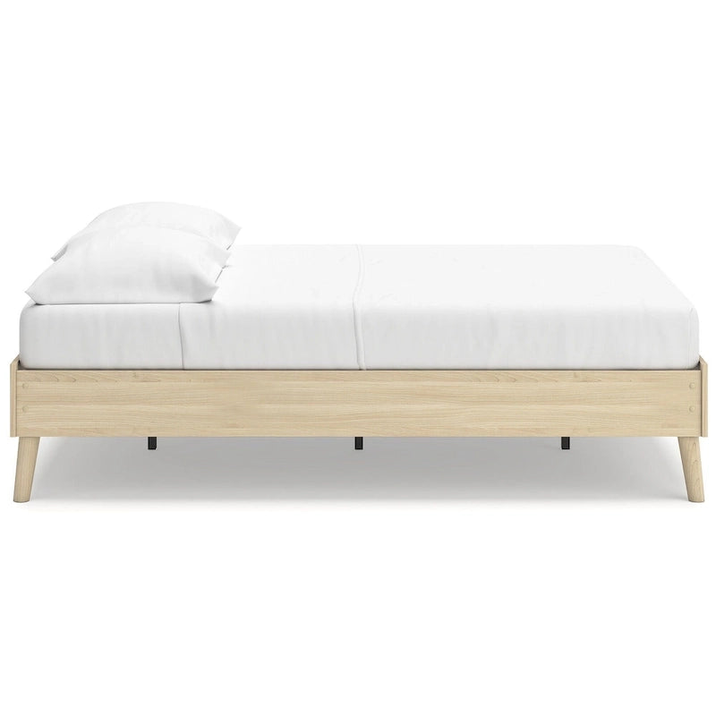 Signature Design by Ashley Cabinella Light Brown Platform Bed
