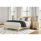 Signature Design by Ashley Cabinella Light Brown Platform Bed
