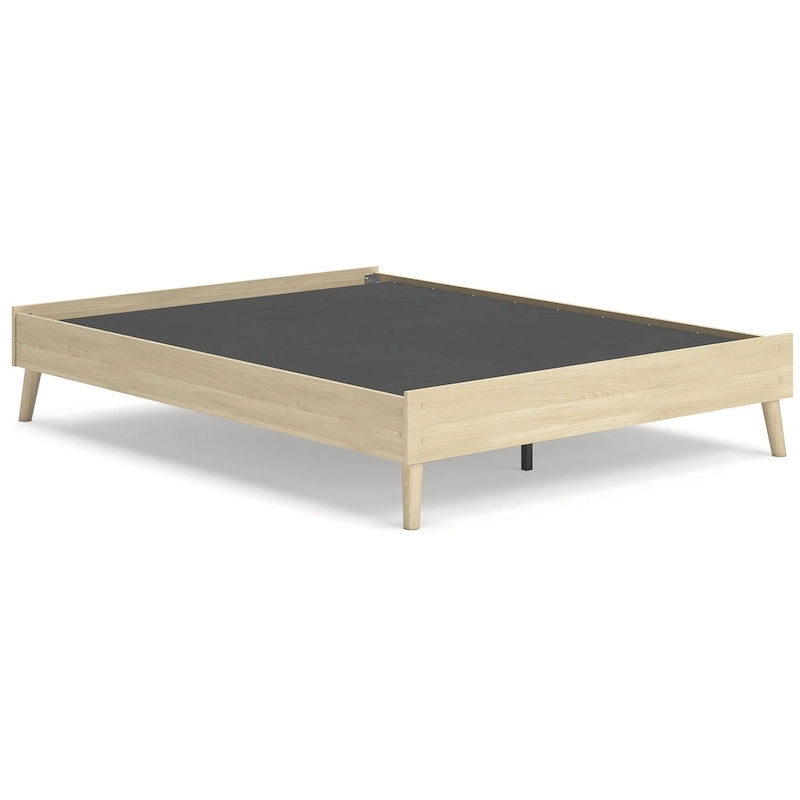 Signature Design by Ashley Cabinella Light Brown Platform Bed