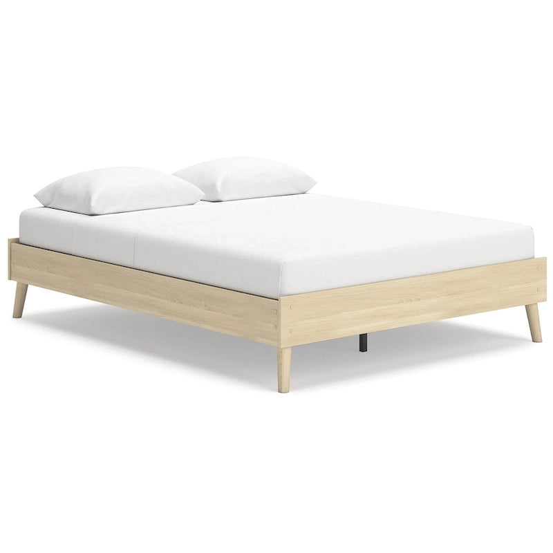 Signature Design by Ashley Cabinella Light Brown Platform Bed