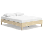 Signature Design by Ashley Cabinella Light Brown Platform Bed