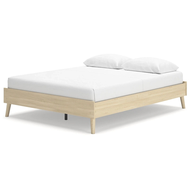 Signature Design by Ashley Cabinella Light Brown Platform Bed