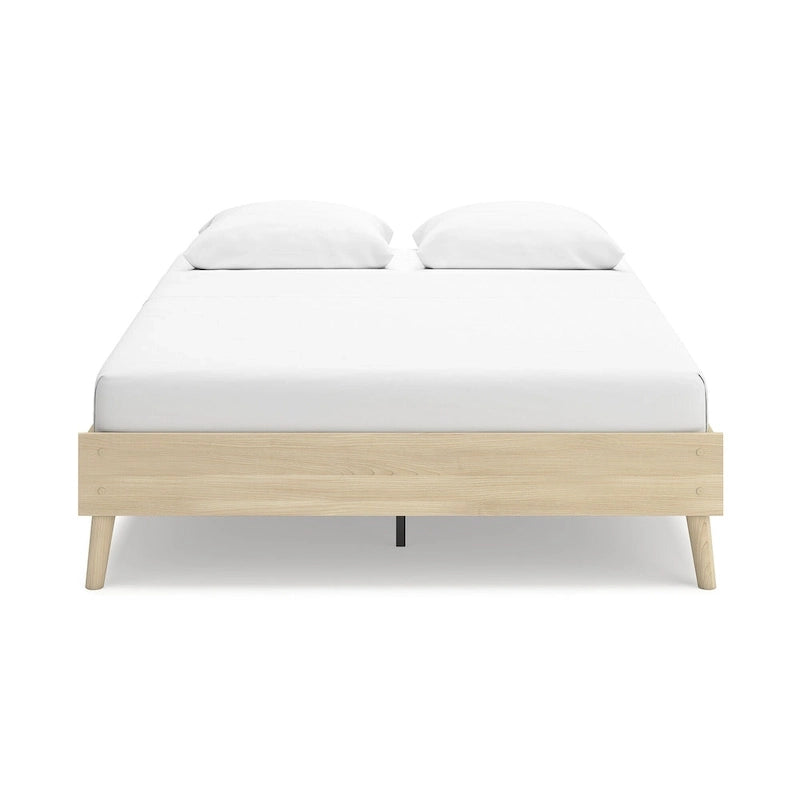 Signature Design by Ashley Cabinella Light Brown Platform Bed