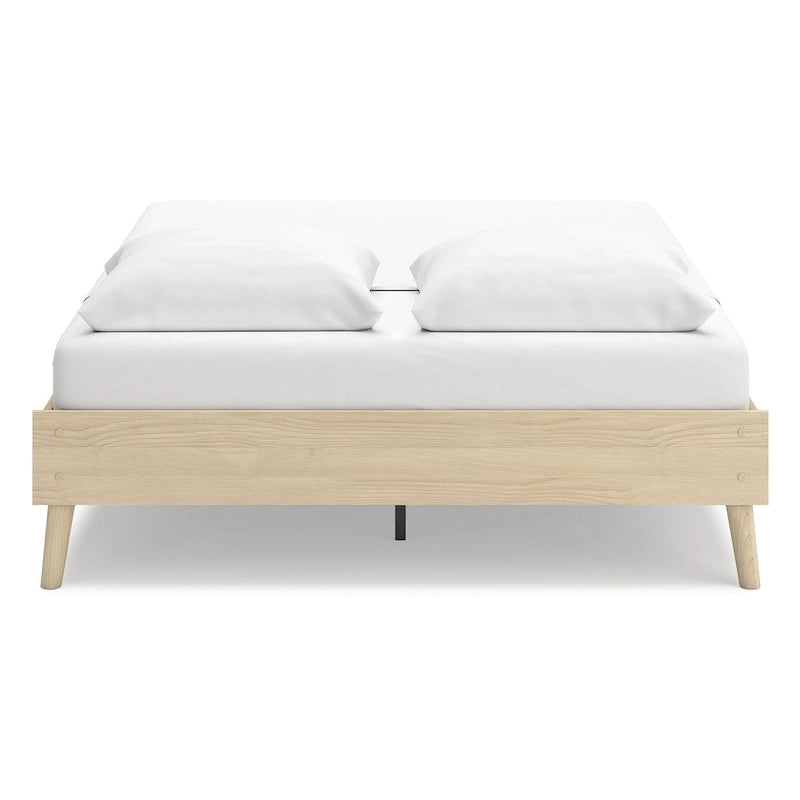 Signature Design by Ashley Cabinella Light Brown Platform Bed