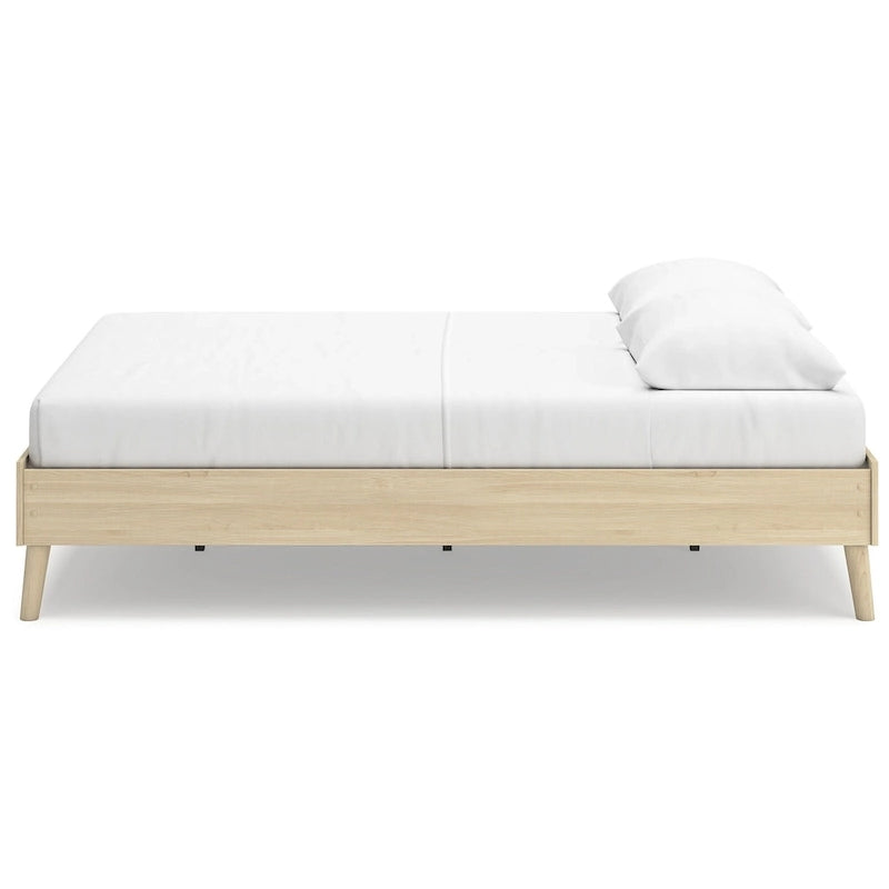 Signature Design by Ashley Cabinella Light Brown Platform Bed