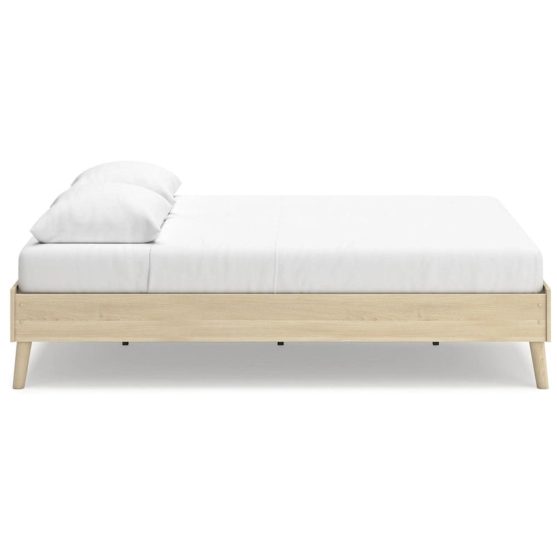 Signature Design by Ashley Cabinella Light Brown Platform Bed