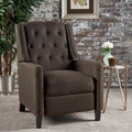 Izidro Tufted Fabric Recliner by Christopher Knight Home
