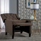 Izidro Tufted Fabric Recliner by Christopher Knight Home
