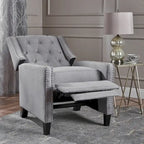 Izidro Tufted Fabric Recliner by Christopher Knight Home