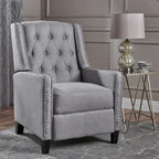 Izidro Tufted Fabric Recliner by Christopher Knight Home
