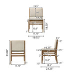 Coston Upholstered Dining Chairs by Christopher Knight Home