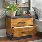 Lifestorey Drake 2-piece Chest and Nightstand Set