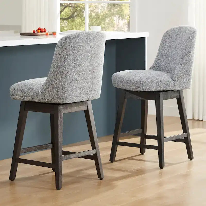 Phoebe Modern Counter Height Barstool Set of 2