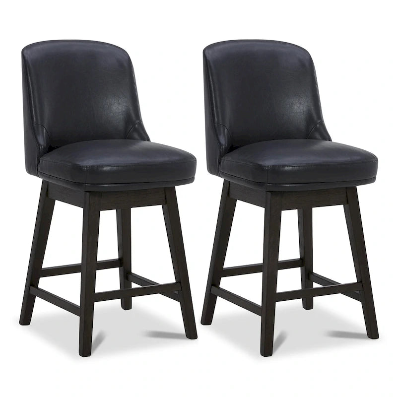 Phoebe Modern Counter Height Barstool Set of 2