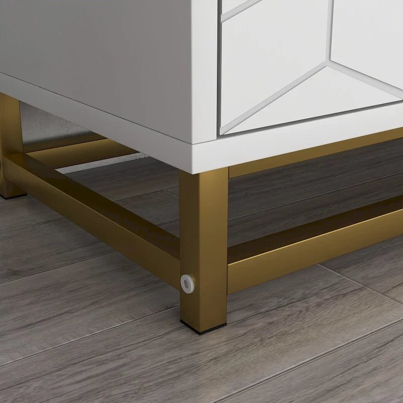 6 Drawer Dresser, with Metal Legs