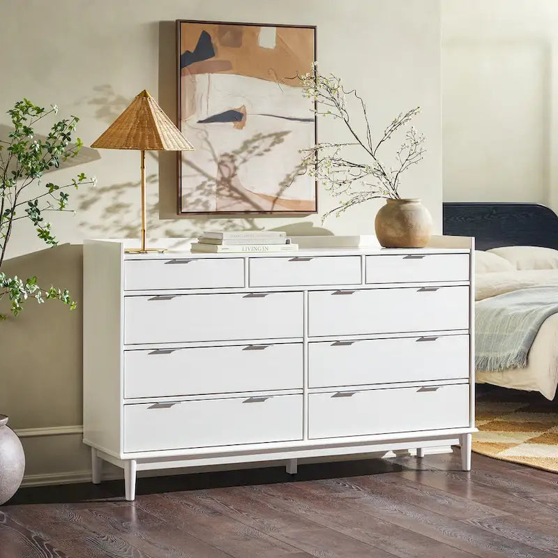 Middlebrook Modern Gallery Top Solid Wood Dresser