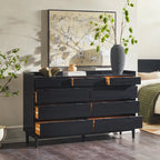 Middlebrook Modern Gallery Top Solid Wood Dresser
