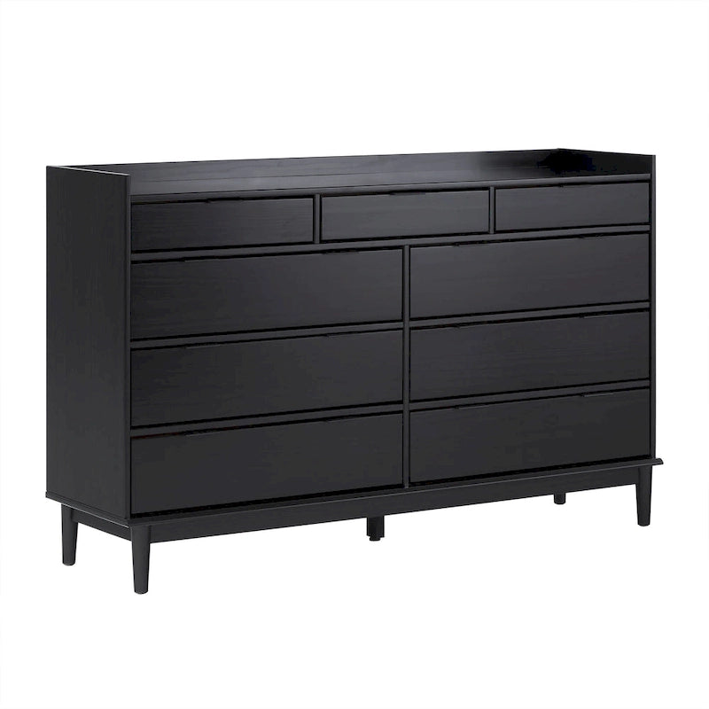Middlebrook Modern Gallery Top Solid Wood Dresser