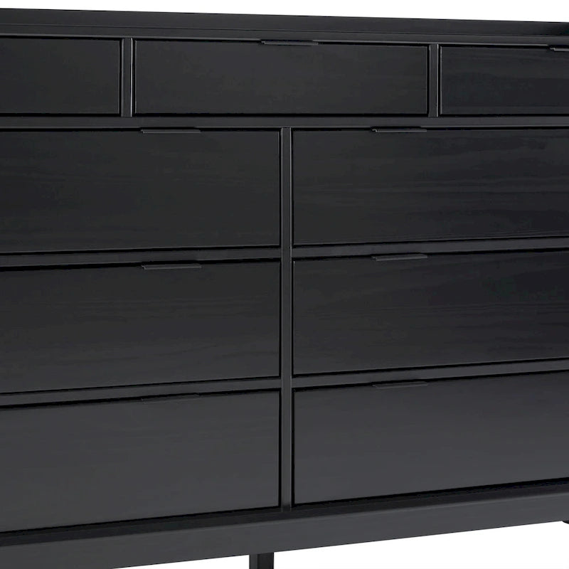 Middlebrook Modern Gallery Top Solid Wood Dresser